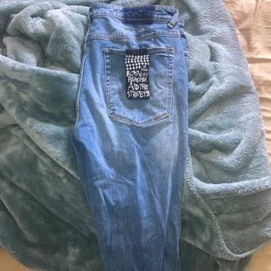 Ksubi baby blue jeans size 36